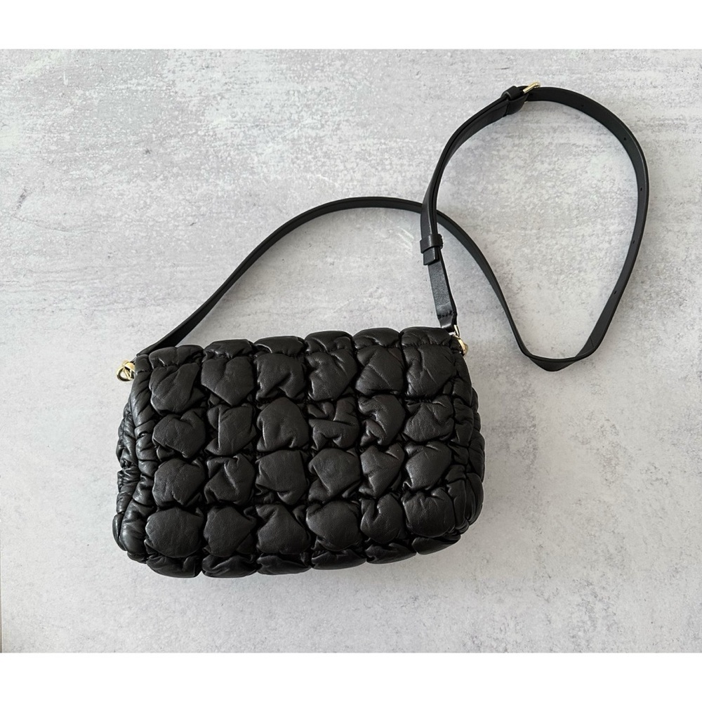 Cos Quilted Crossbody Bag Leather